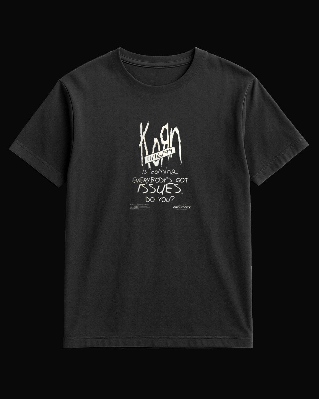 Korn is coming. Siyah Tişört