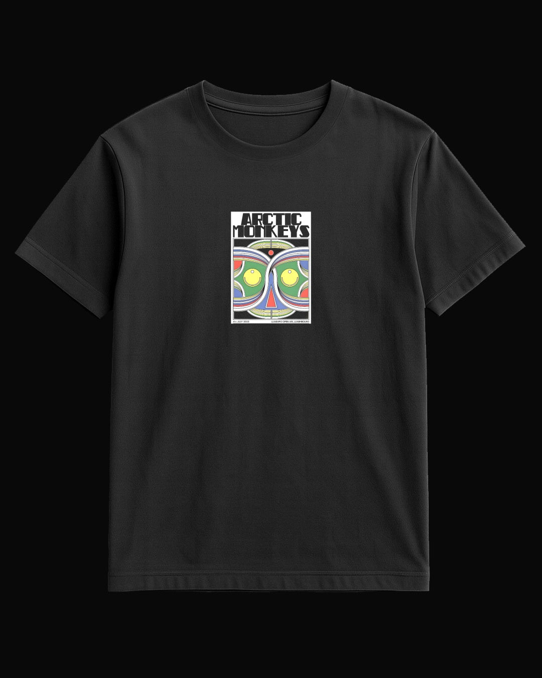 Arctic Monkeys Colorful Monkey Siyah Tişört