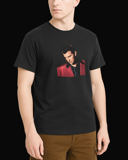Chris Isaak Red Blazer Siyah Tişört