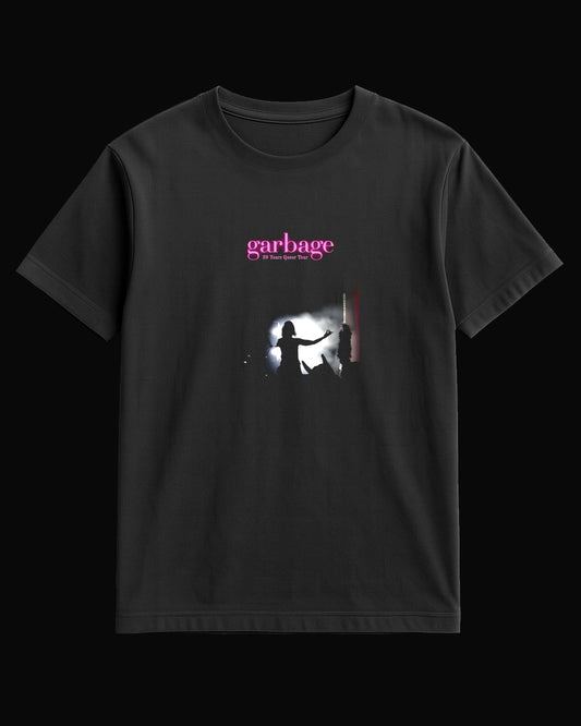 Garbage 20 Year Queer Tour Siyah Tişört