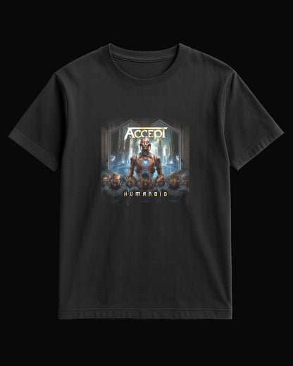 Accept HUMANOID Siyah Tişört
