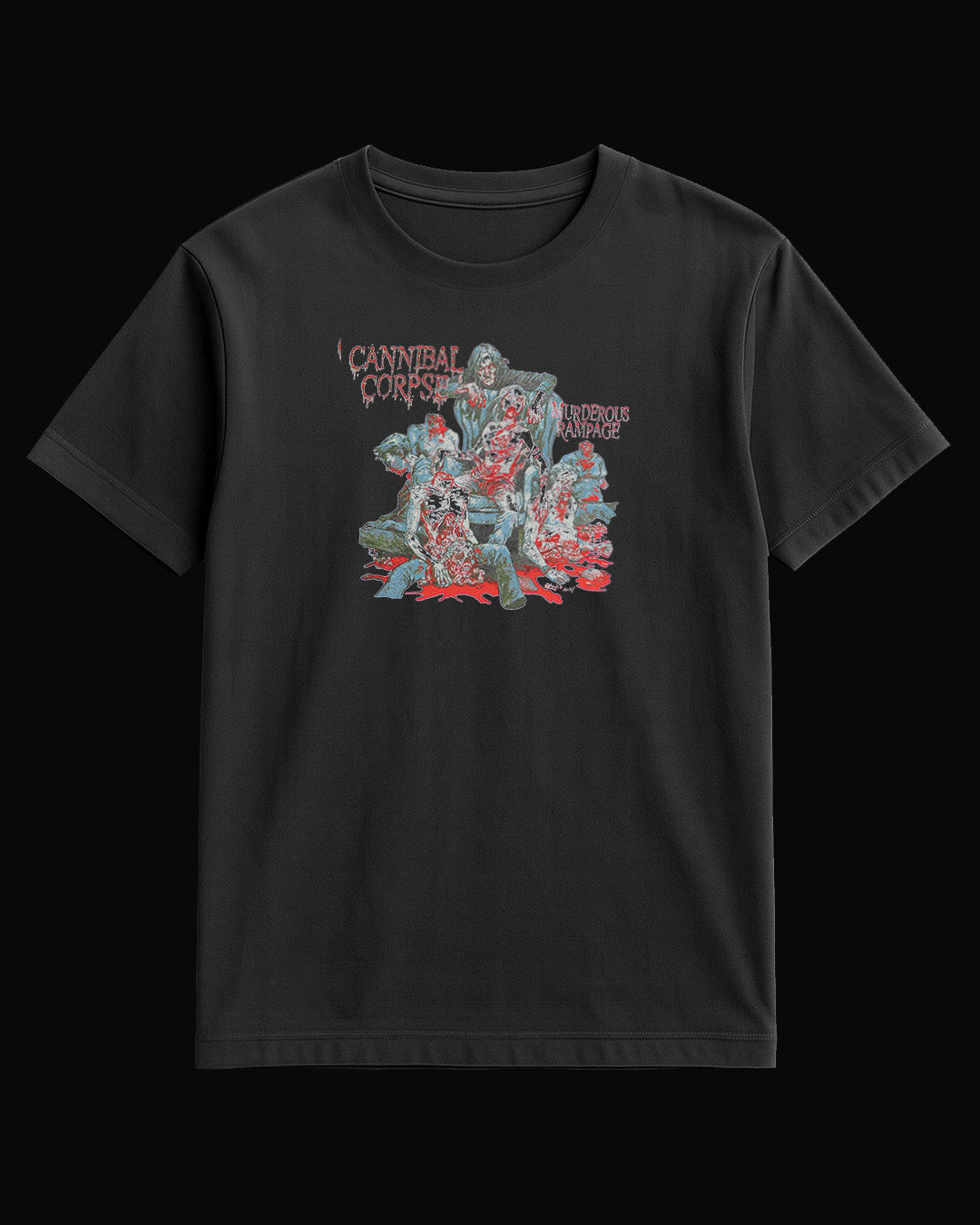 Cannibal Corpse Murderous Rampage Siyah Tişört