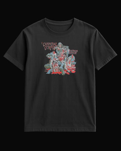 Cannibal Corpse Murderous Rampage Siyah Tişört