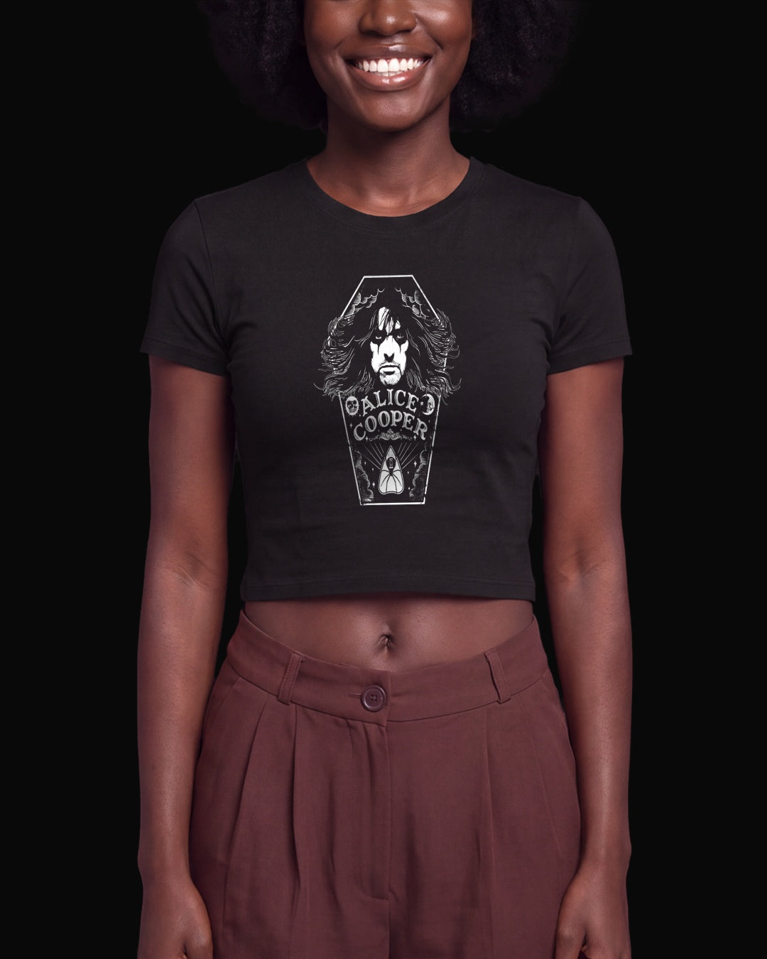 Alice Cooper Moon Of Alice Siyah Baby Tee Tişört