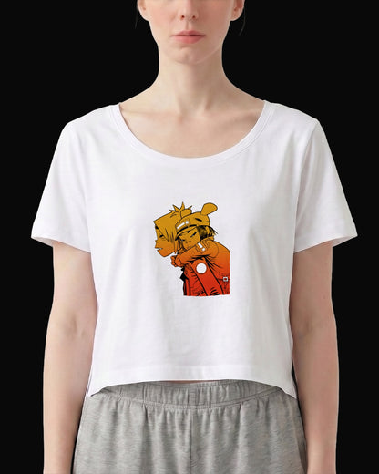 Gorillaz Take Me Home Beyaz Kadın Tişört