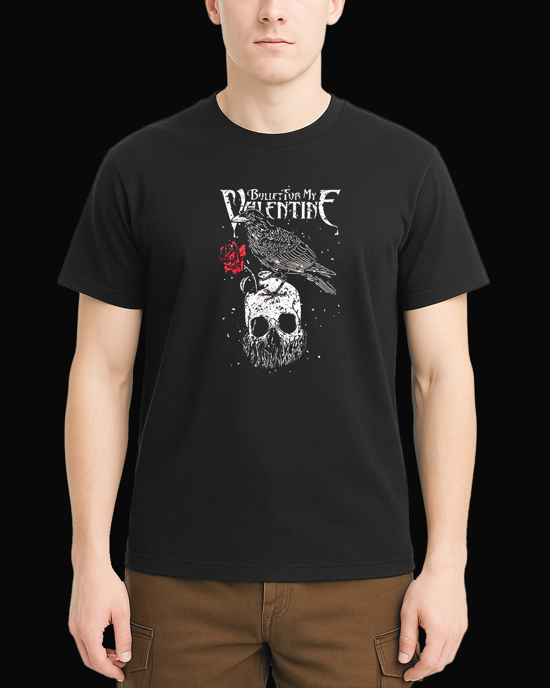 Bullet For My Valentine Crow Siyah Tişört