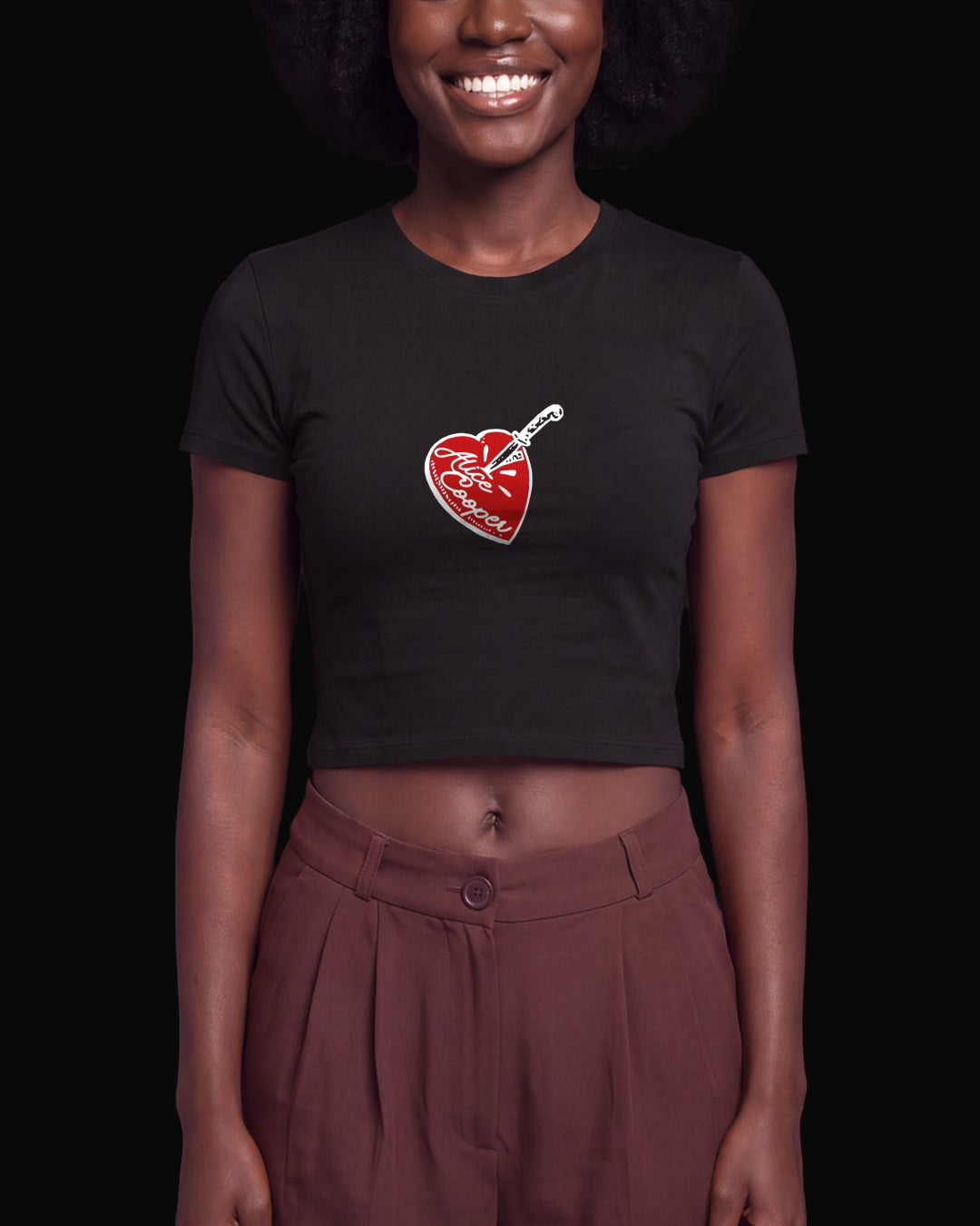 Alice Cooper Knife To The Heart Siyah Baby Tee Tişört