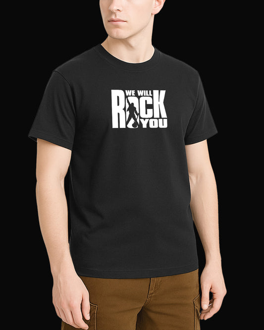 Queen We Rock You-2 Siyah Tişört