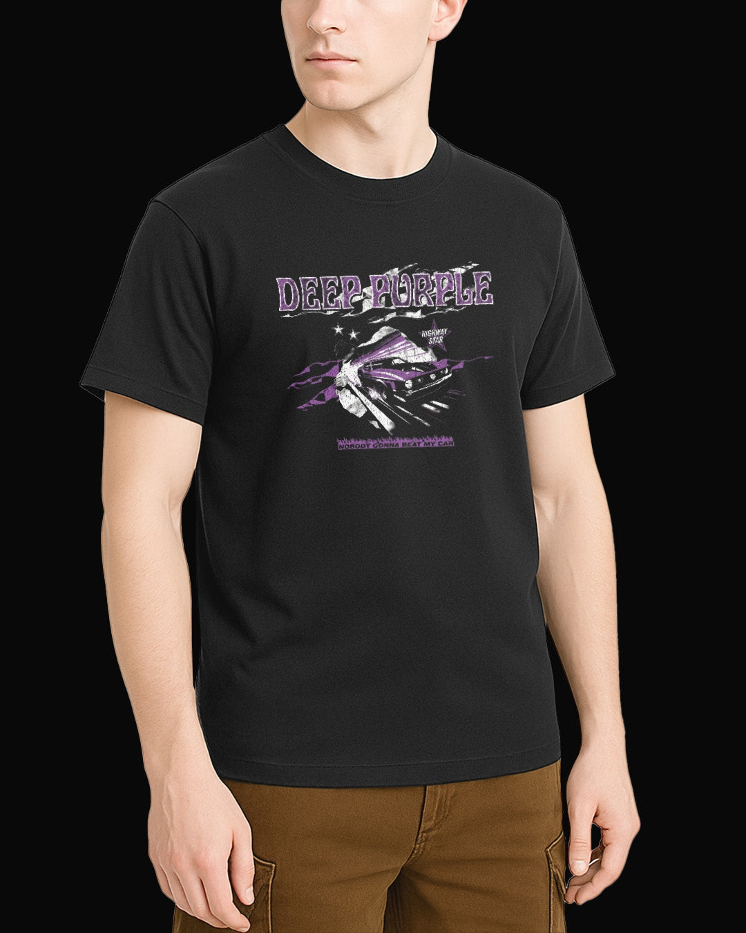Deep Purple Highway Star Siyah Tişört