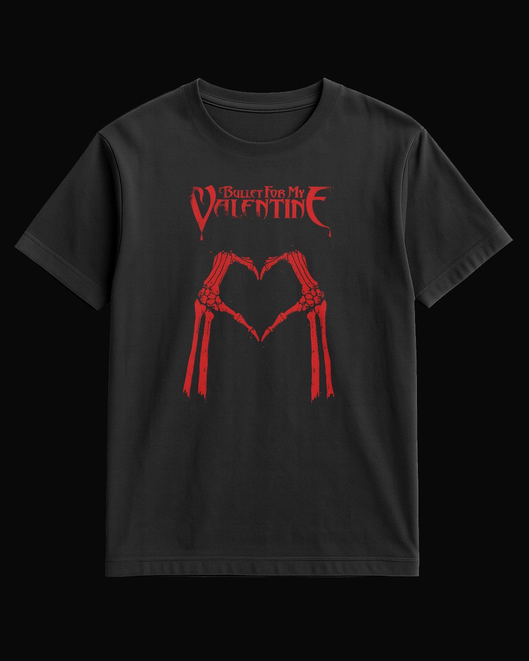 Bullet For My Valentine Heart Siyah Tişört