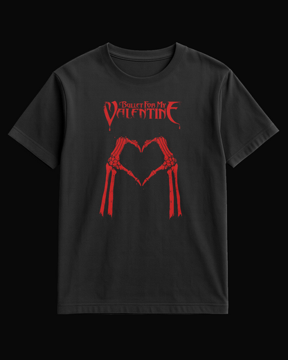 Bullet For My Valentine Heart Siyah Tişört