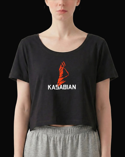 Kasabian L.S.F. Siyah Kadın Tişört V2