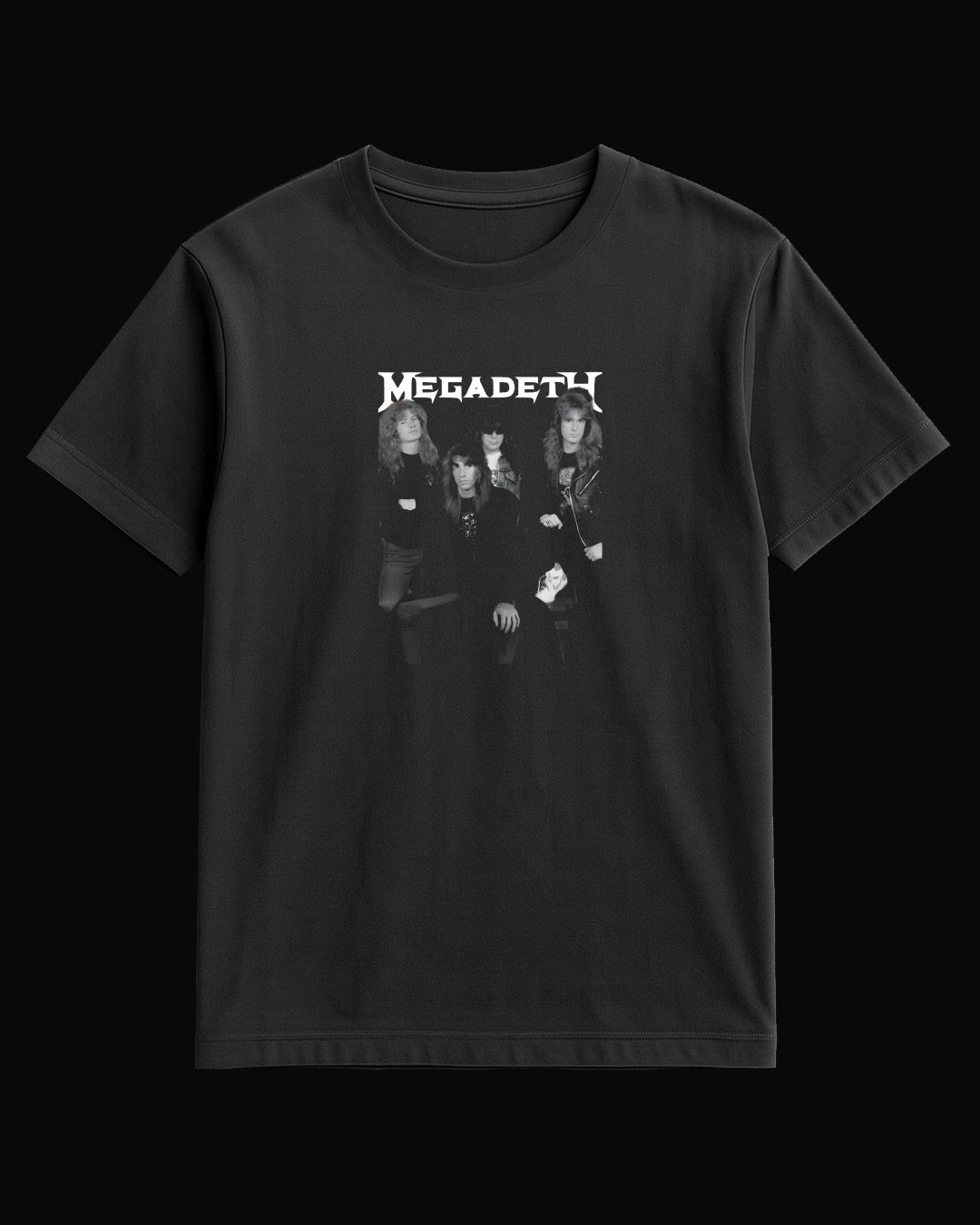 Megadeth Grup Logo Siyah Tişört