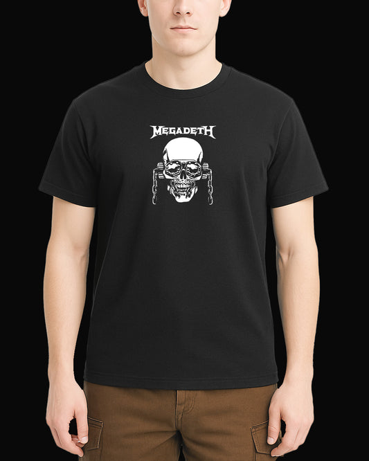 Megadeth Grup Logo-4 Siyah Tişört