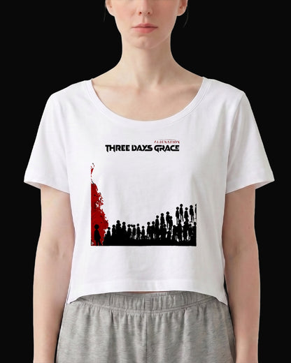 Three Days Grace Alienation Beyaz Kadın Tişört