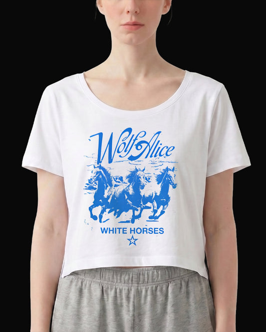 Wolf Alice White Horses Beyaz Kadın Tişört