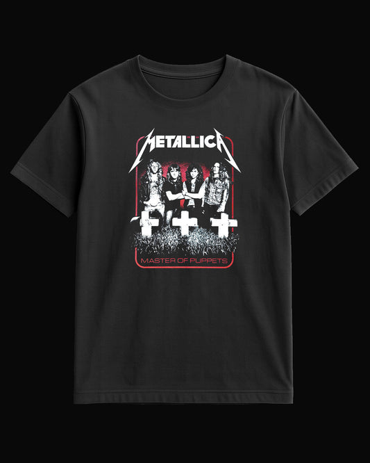 Metallica Master Of Puppets Siyah Tişört