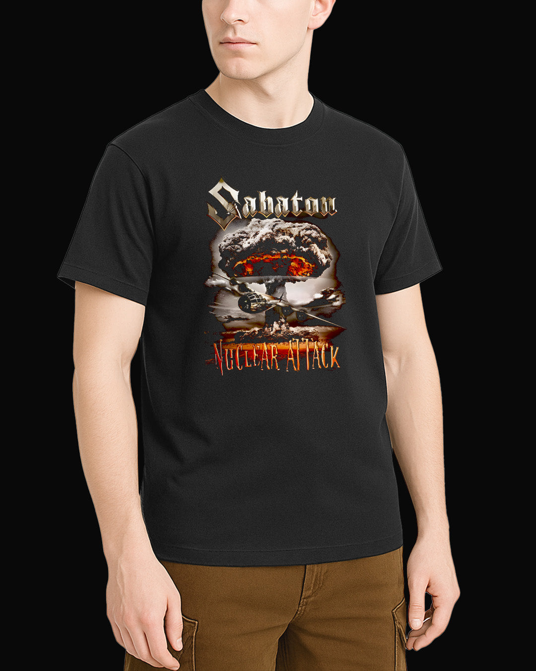 Sabaton Bomb Siyah Tişört