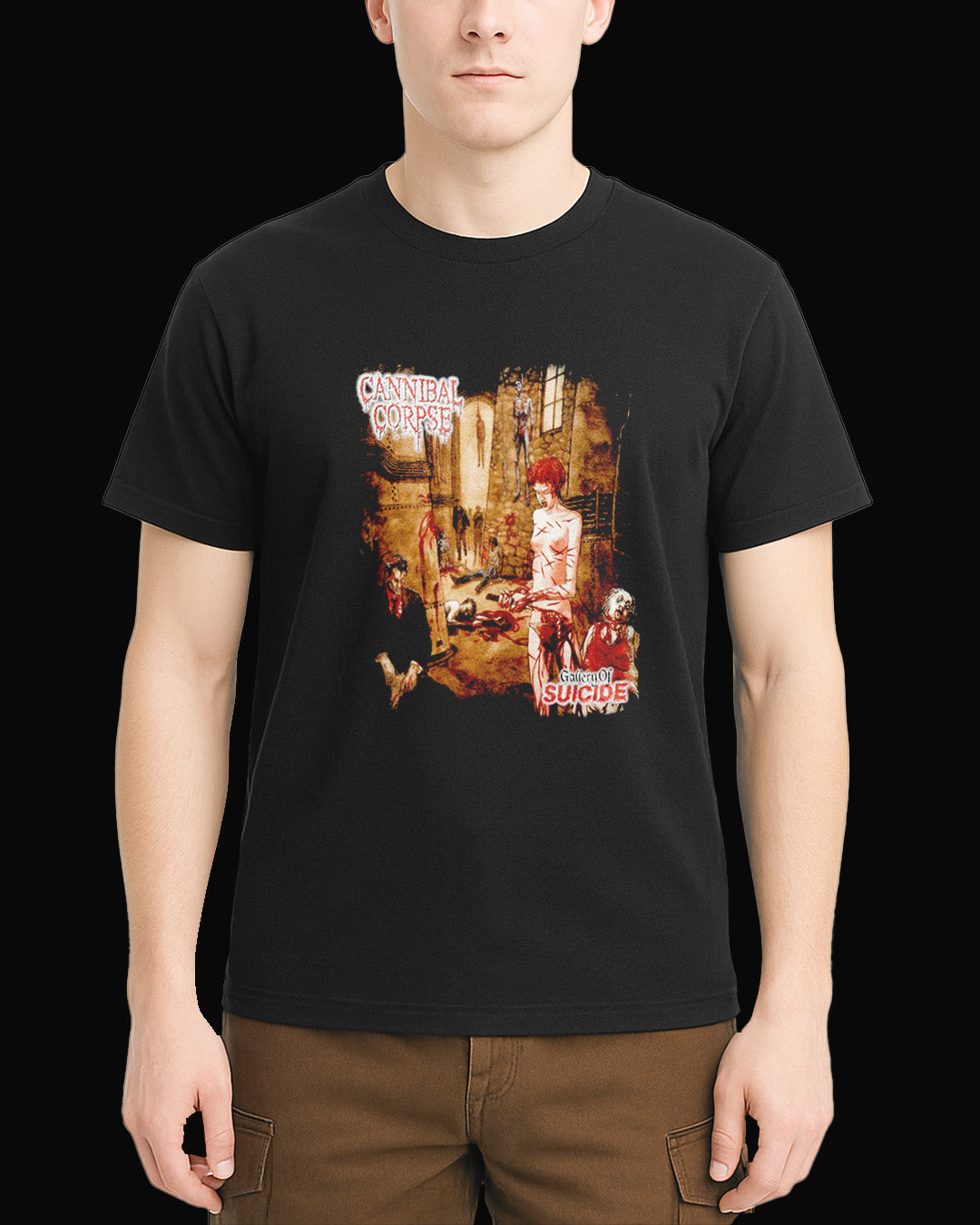 Cannibal Corpse Gallery Of Suicide Siyah Tişört