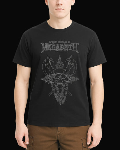 Megadeth Cryptic Writings Siyah Tişört