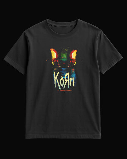 Korn The Paradigm Shift Sırt Baskılı Siyah Tişört