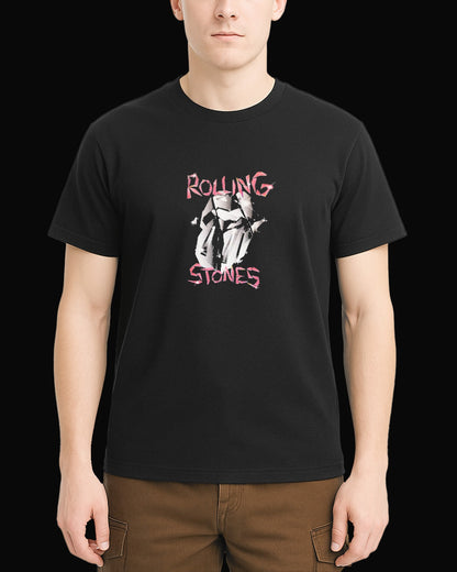 The Rolling Stones Shattered Tongue Siyah Tişört