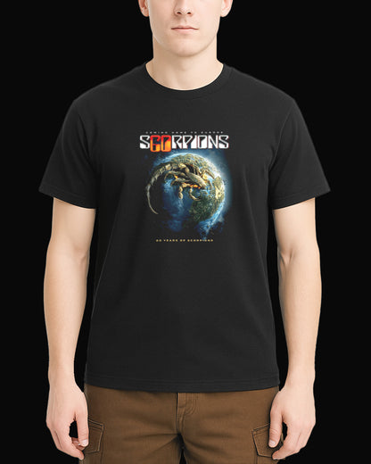 Scorpions 60 Years of Scorpions Siyah Tişört
