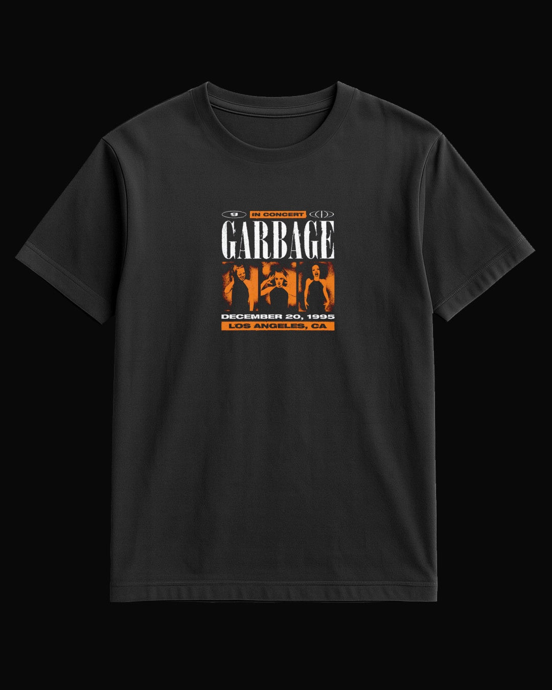 Garbage December 1995 Siyah Tişört