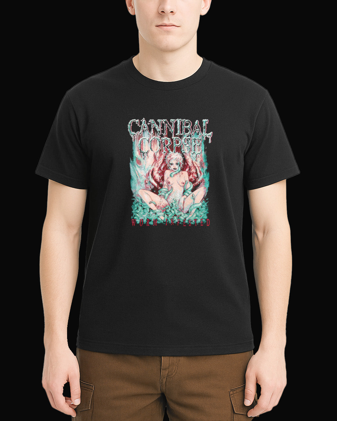 Cannibal Corpse Worm Infested Siyah Tişört