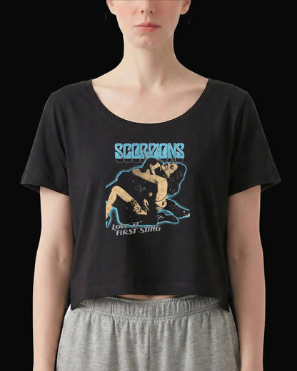 Scorpions Love At First Sting-2 Siyah Kadın Tişört