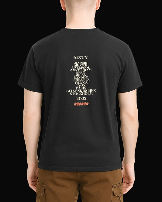 The Rolling Stones 60 Years Siyah Tişört V2