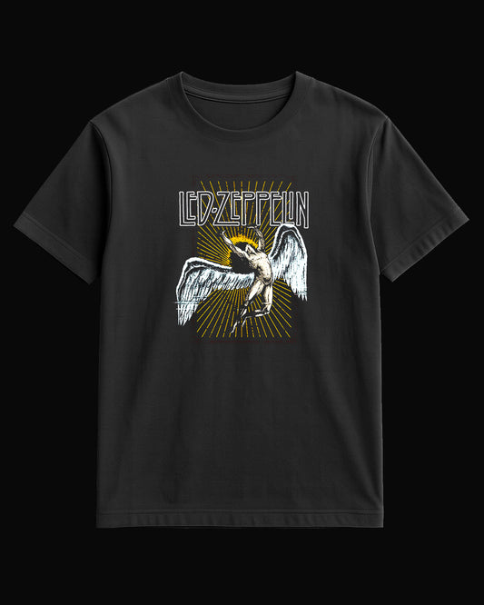 Led Zeppelin Send me an Angel Siyah Tişört