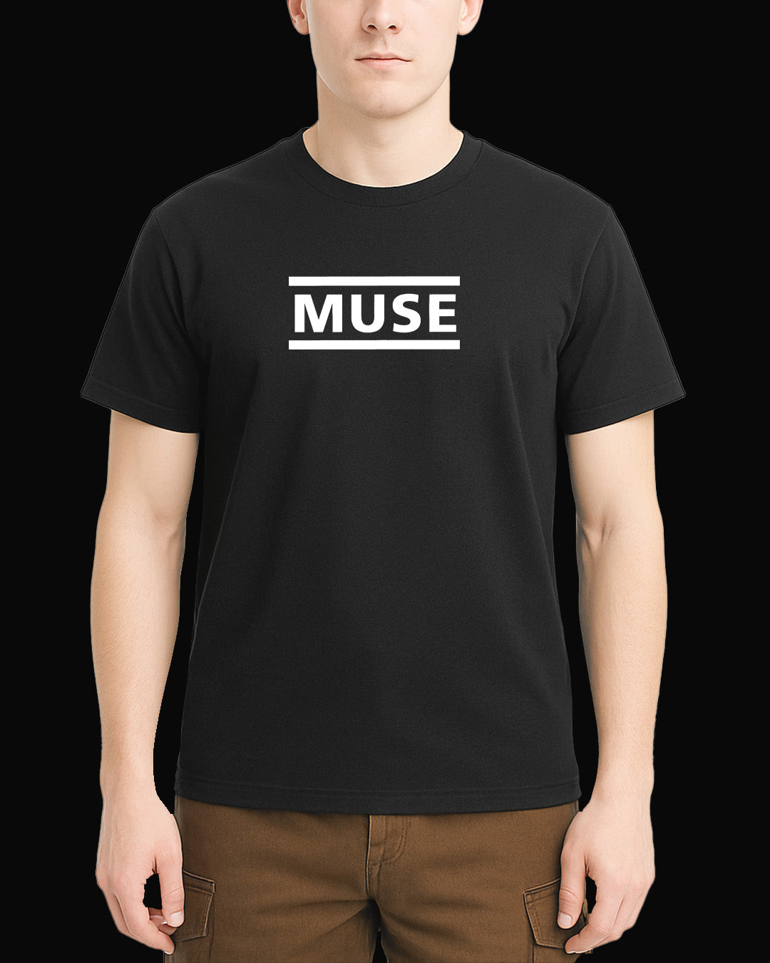 Muse Grup Logo Siyah Tişört V2