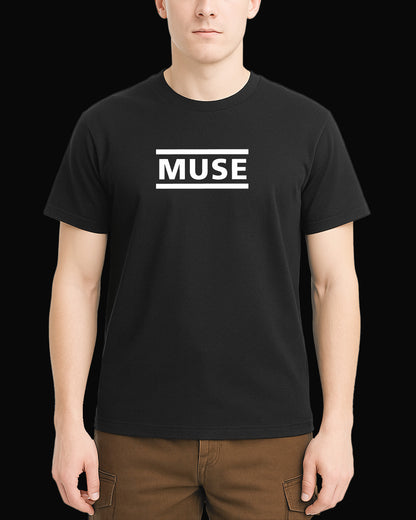 Muse Grup Logo Siyah Tişört V2