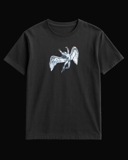 Led Zeppelin Fallen Angel Black T-Shirt