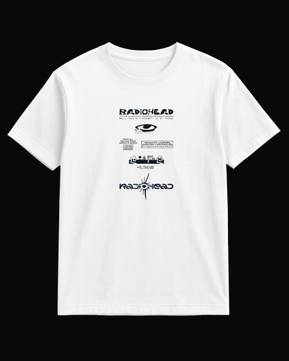 Radiohead Reflection Beyaz Tişört