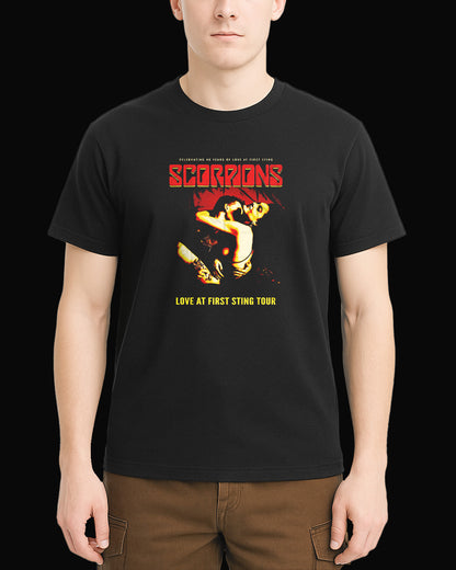 Scorpions Love At First Sting-3 Siyah Tişört