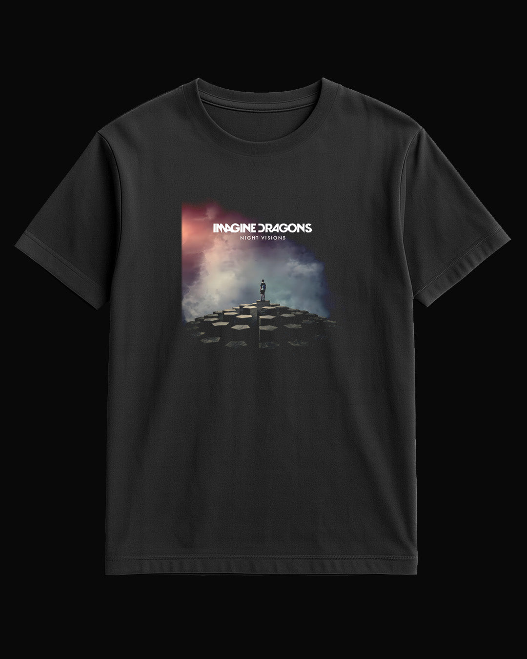 Imagine Dragons Night Visions Siyah Tişört V2