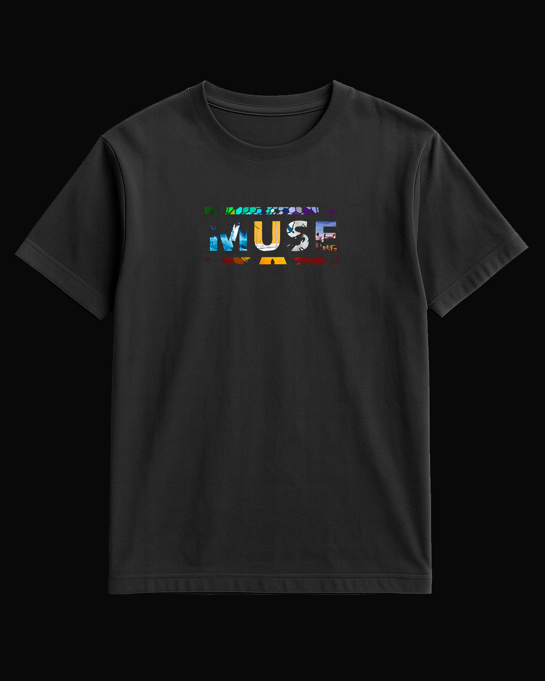 Muse Grup Logo Siyah Tişört