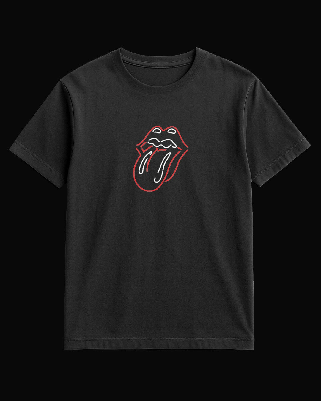 The Rolling Stones Grup Logo Siyah Tişört V3