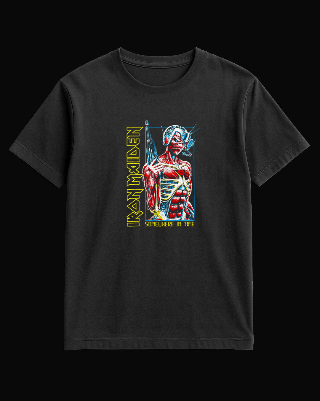 Iron Maiden Somewhere In Time Siyah Tişört