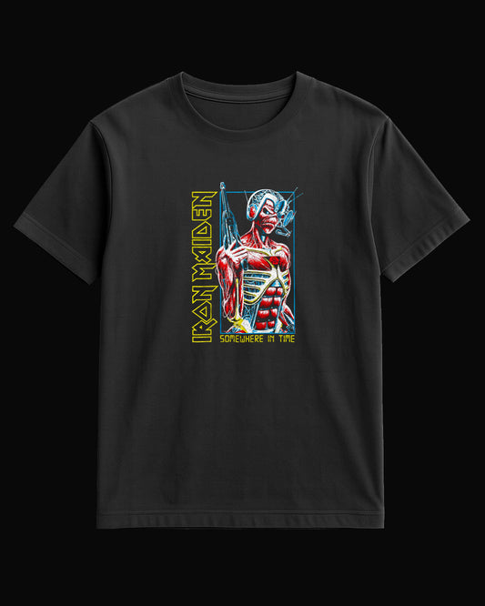 Iron Maiden Somewhere In Time Siyah Tişört
