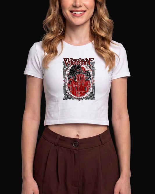 Bullet For My Valentine The Poison Beyaz Baby Tee Tişört