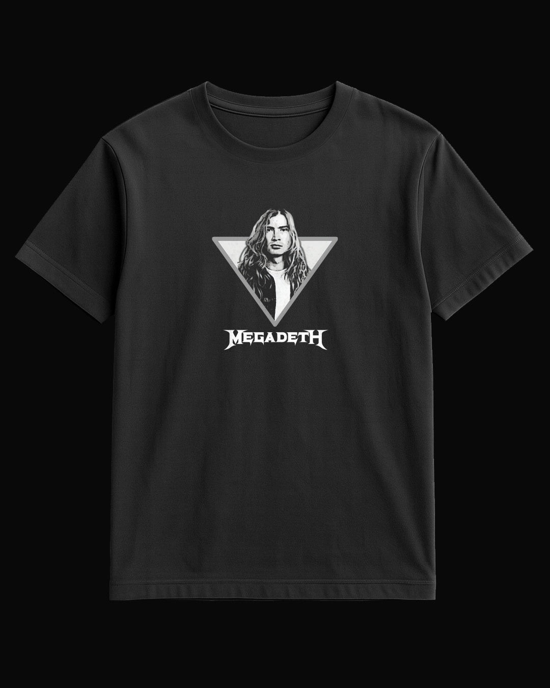 Megadeth Dave Mustaine Siyah Tişört V4