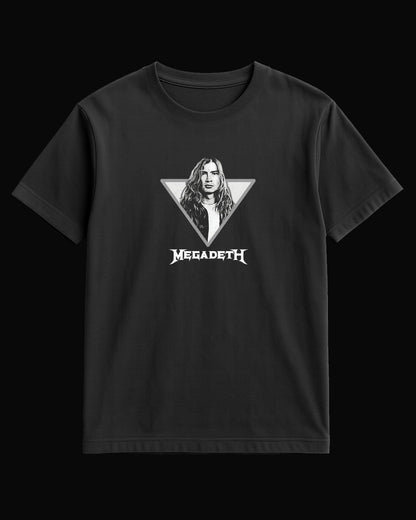 Megadeth Dave Mustaine Siyah Tişört V4