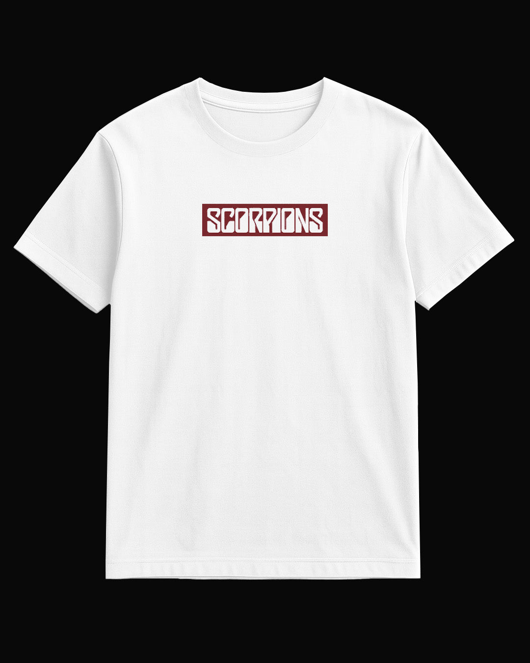 Scorpions Grup Logo Beyaz Tişört