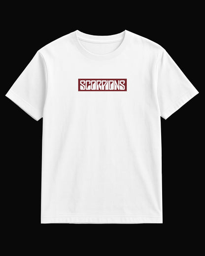 Scorpions Grup Logo Beyaz Tişört