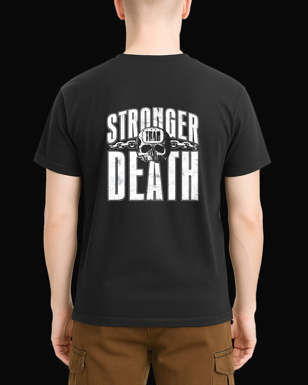 Black Label Society Stronger Than Death Sırt Baskılı Siyah Tişört