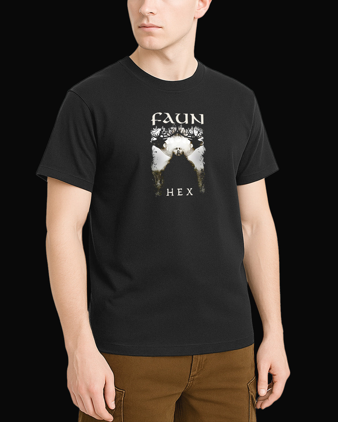 Faun NEX Siyah Tişört