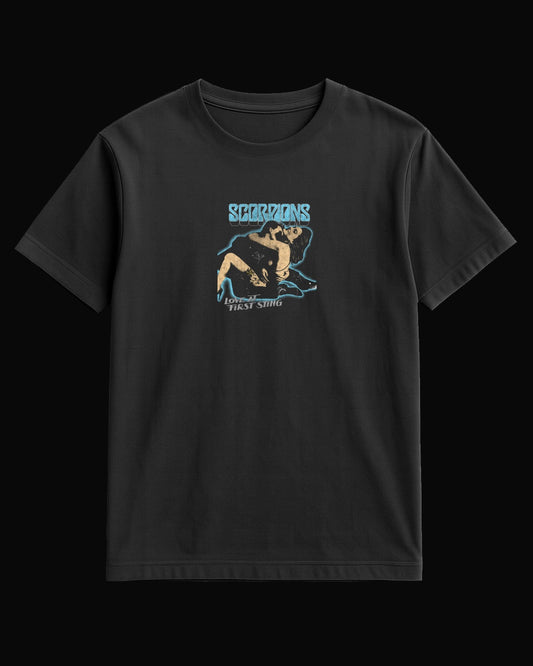 Scorpions Love At First Sting-2 Siyah Tişört